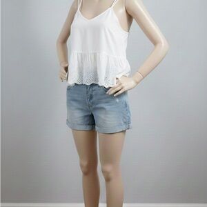 SHEIN White Babydoll Cami Top – XL – New (No Tags)